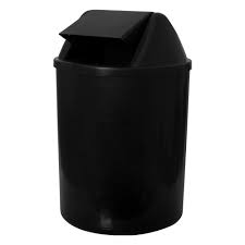 COD 7722 LIXEIRA CTAMPA VAI E VEM PRETA 12 L